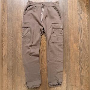 ALO Yoga Brown Cargo Jogger Pants